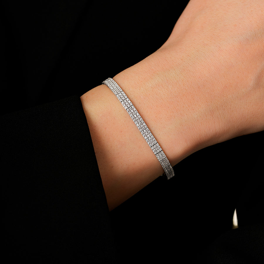 Gold Armband mit Stein