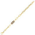 Gold Marine Trend Gliederarmband mit Stein