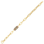 Gold Marine Trend Gliederarmband mit Stein