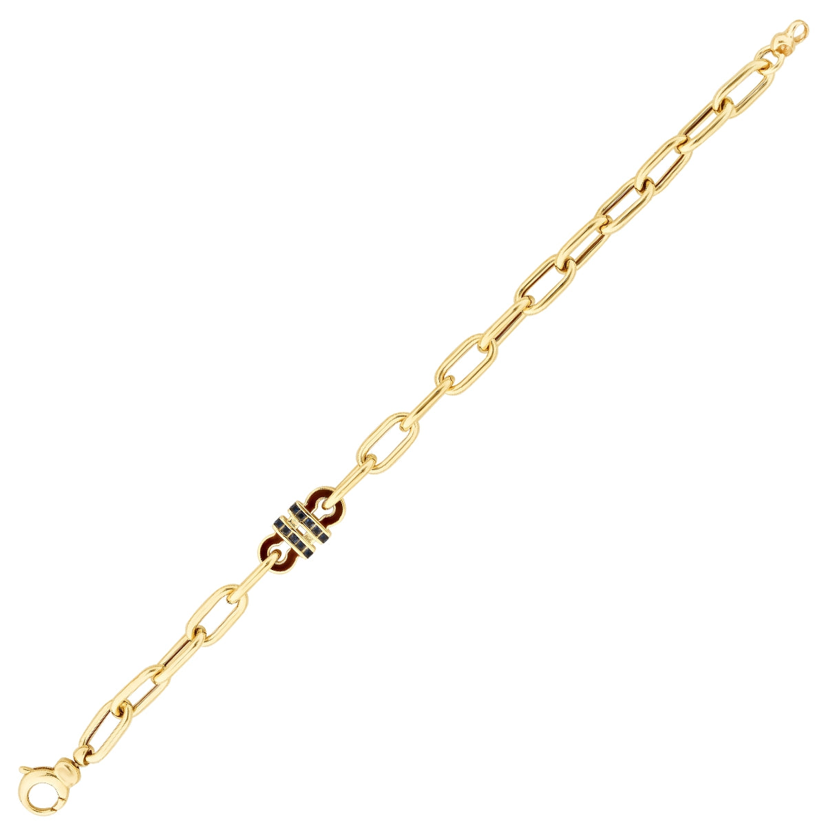 Gold Marine Trend Gliederarmband mit Stein