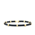 Gold Rund Detailliert Herren Armband