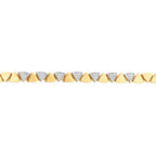 Gold Dreiecksform Stein Trend Armband