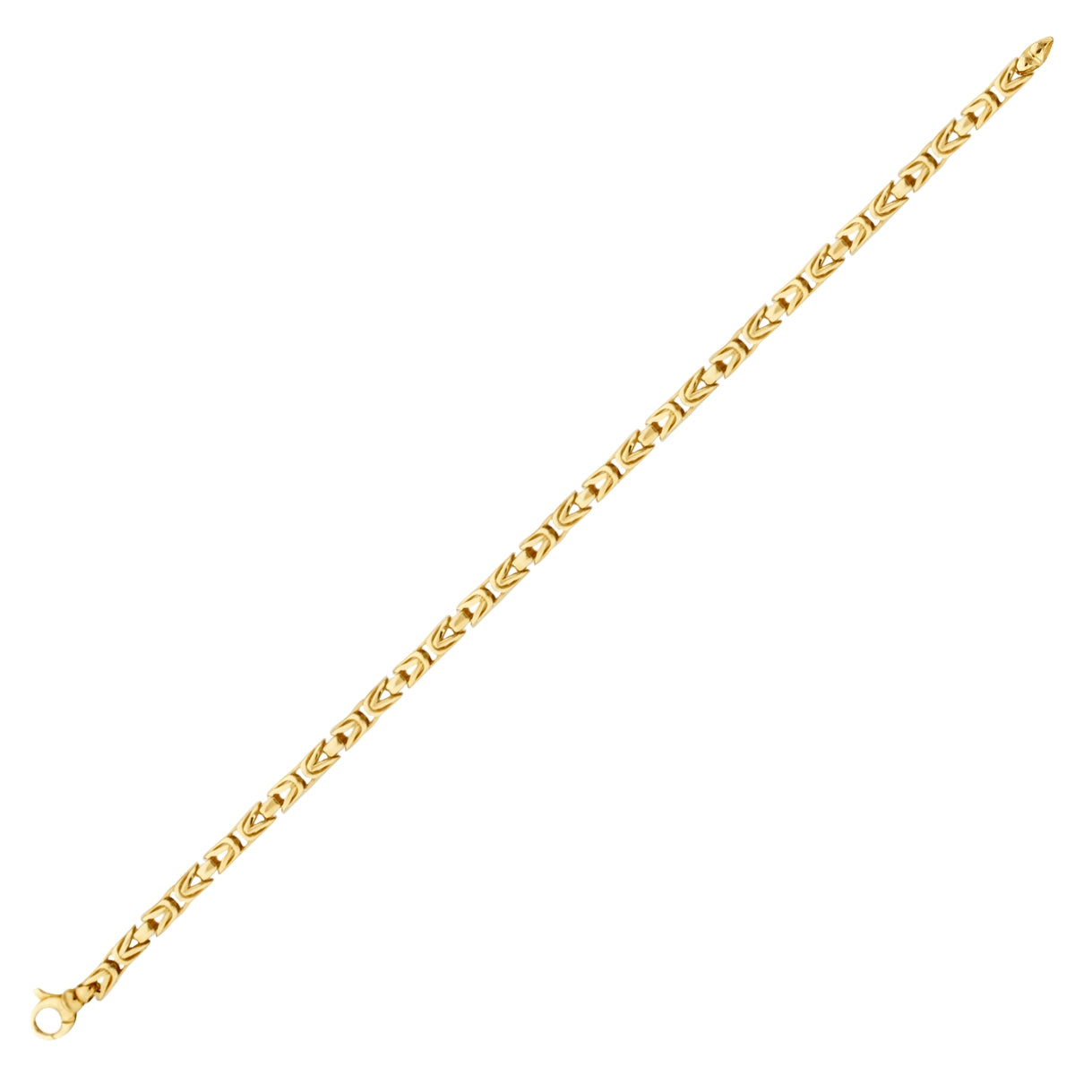 Gold Stein Königskette Herren Armband