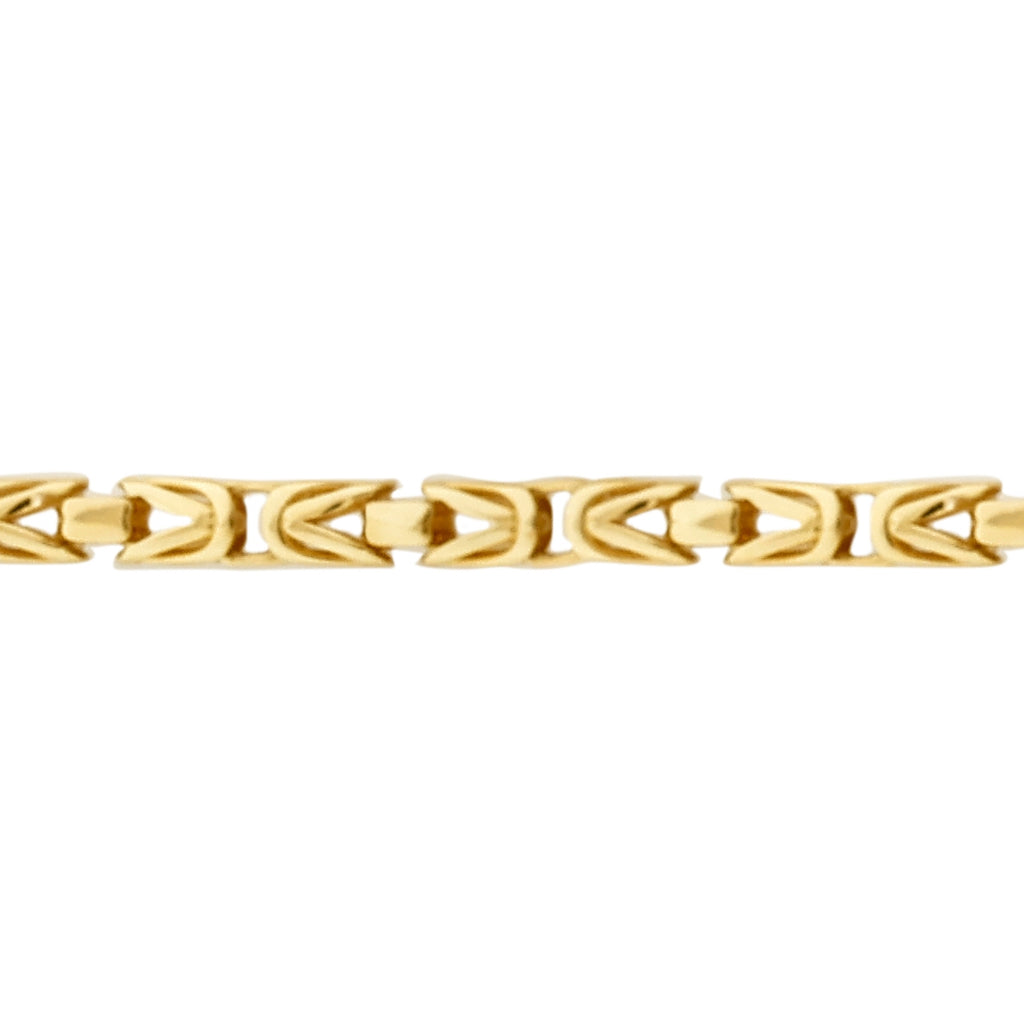 Gold Stein Königskette Herren Armband