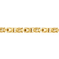 Gold Stein Königskette Herren Armband