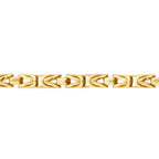 Gold Stein Königskette Herren Armband