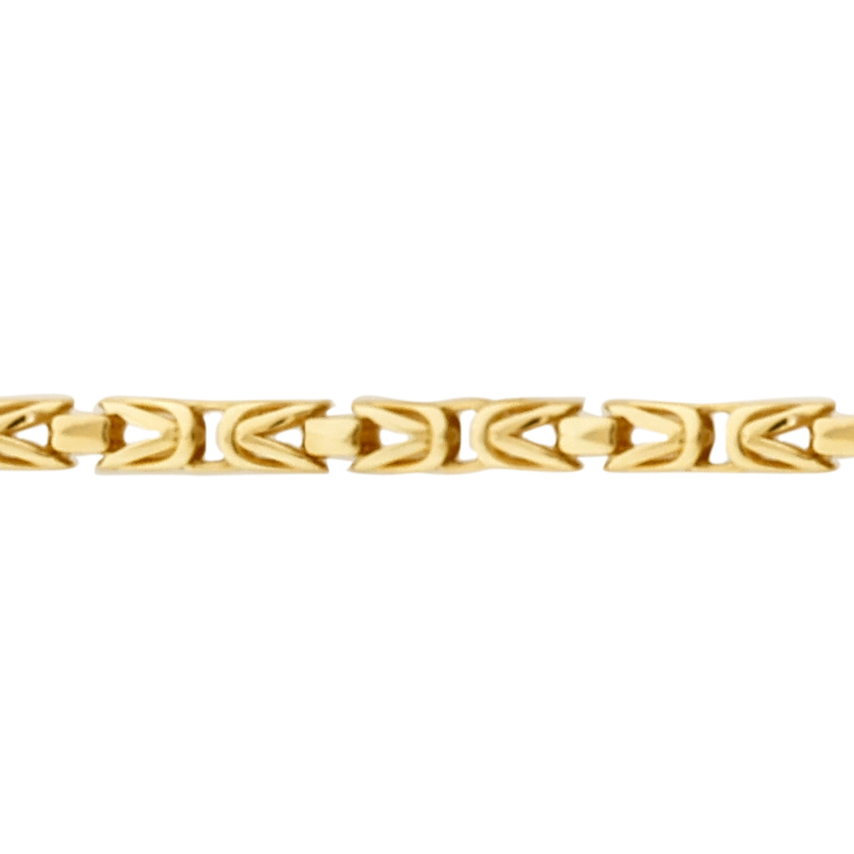 Gold Stein Königskette Herren Armband