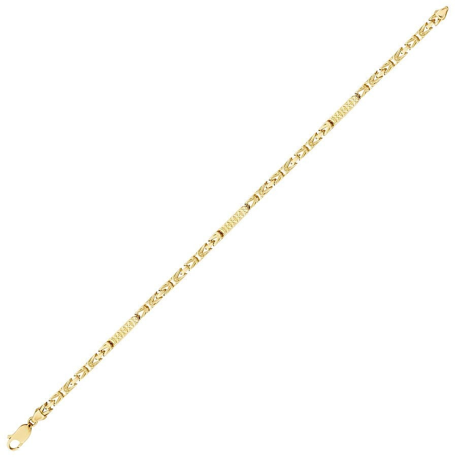 Gold Herren Königskette Armband