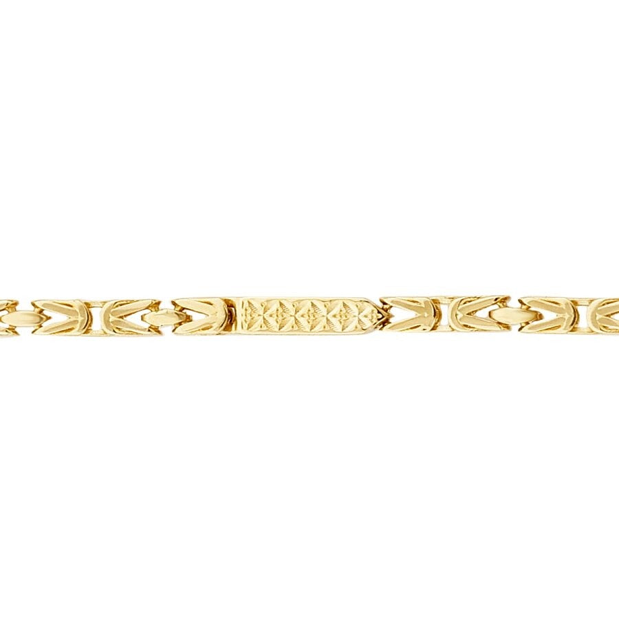 Gold Herren Königskette Armband