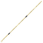 Gold Herren Braided Chain Armband
