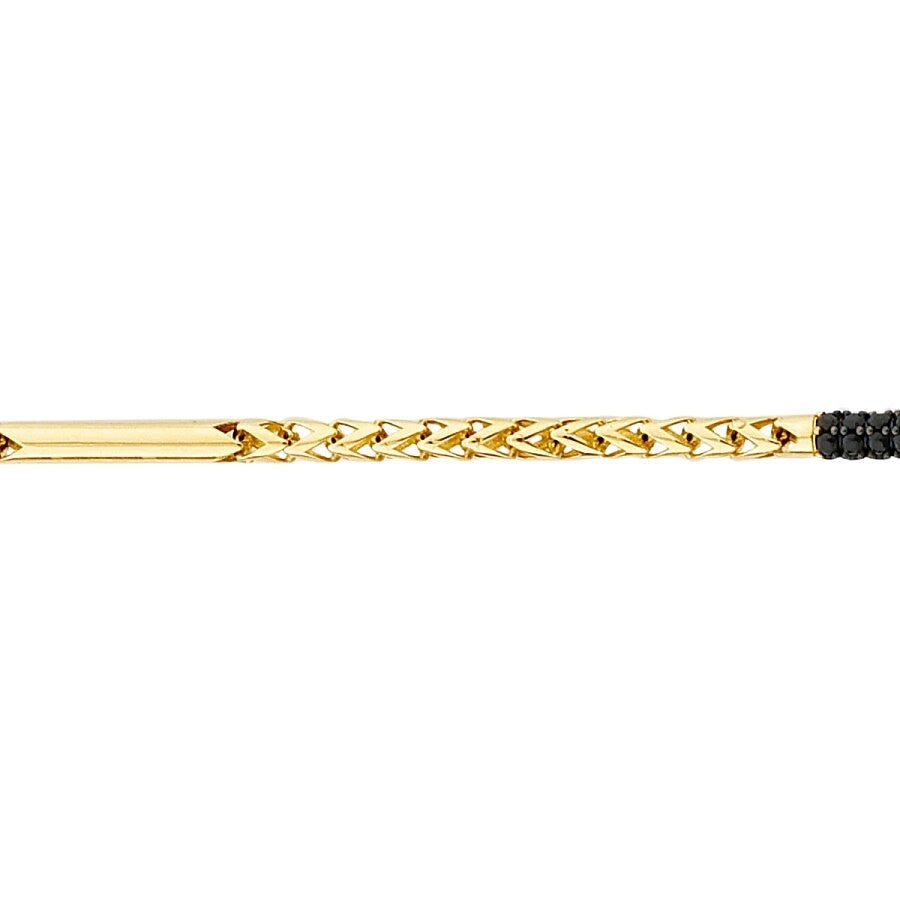 Gold Herren Braided Chain Armband