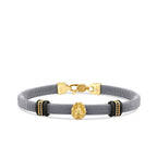 Gold Löwe Figurine Herren Armband