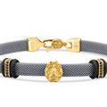 Gold Löwe Figurine Herren Armband