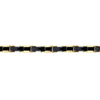 Gold Onyx Schwarz Herren Armband