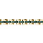 Gold Grün Emaille Herren Armband