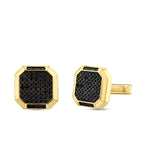 Gold Schwarz Stein Armreif