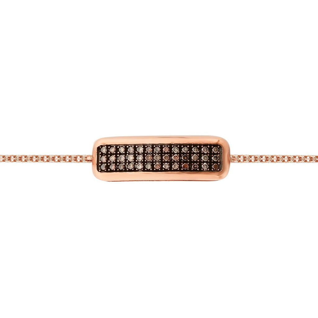 0.63 Karat Diamant Platten Armband
