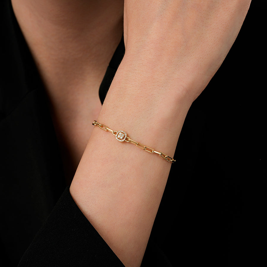 0.12 Karat Diamant Rund Armband