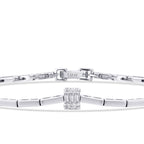 0.10 Karat Diamant Baguette Armband