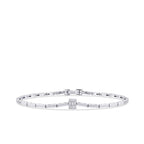 0.10 Karat Diamant Baguette Armband