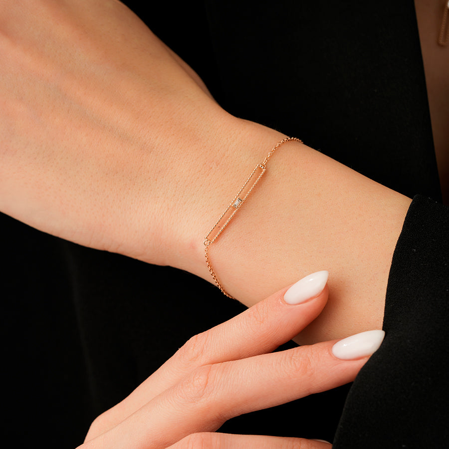 0.04 Karat Diamant Stein Armband