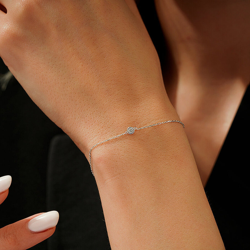 0.06 Karat Diamant Solitär Armband