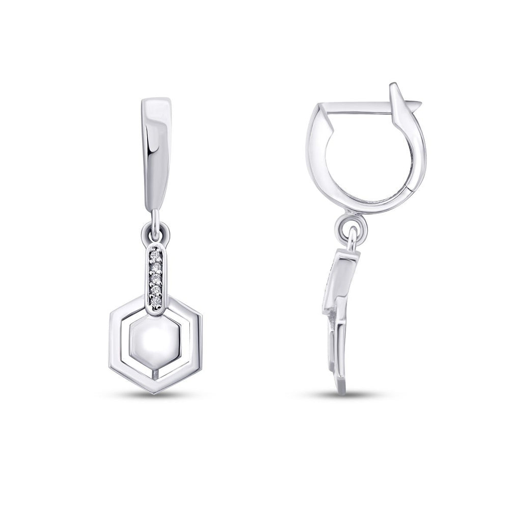 0.06 Karat Diamant Trend Ohrringe