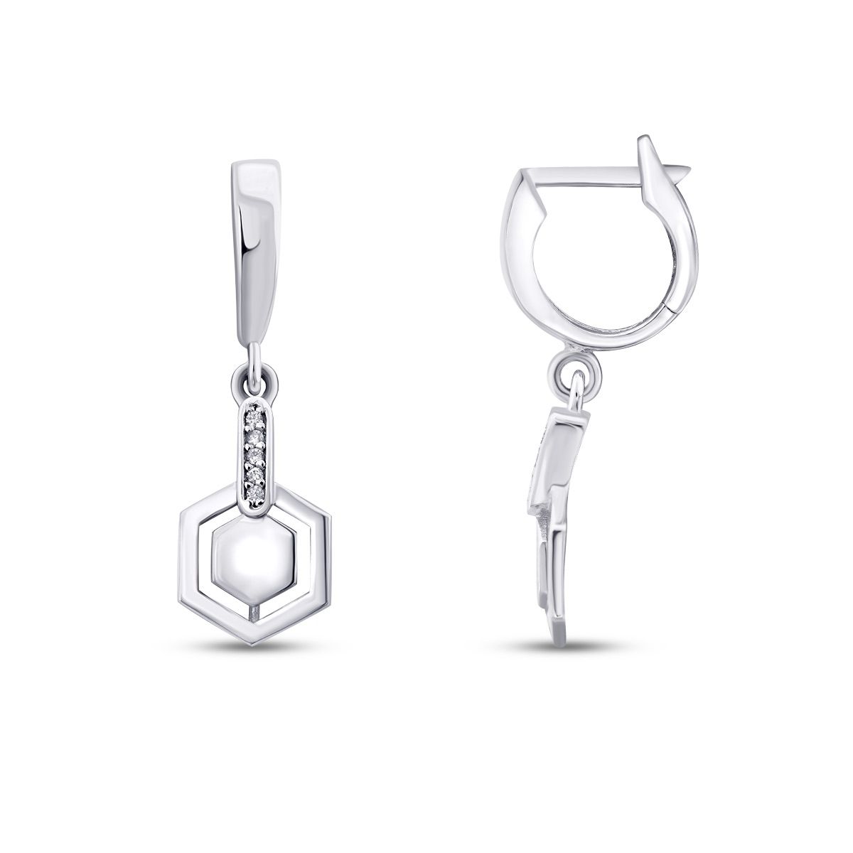 0.06 Karat Diamant Trend Ohrringe
