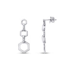 0.29 ct. Diamant Baguette Ohrringe