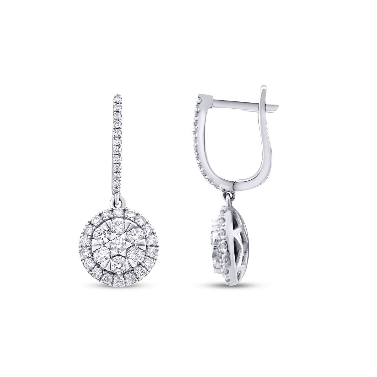 1.31 ct. Diamant Rund Ohrringe