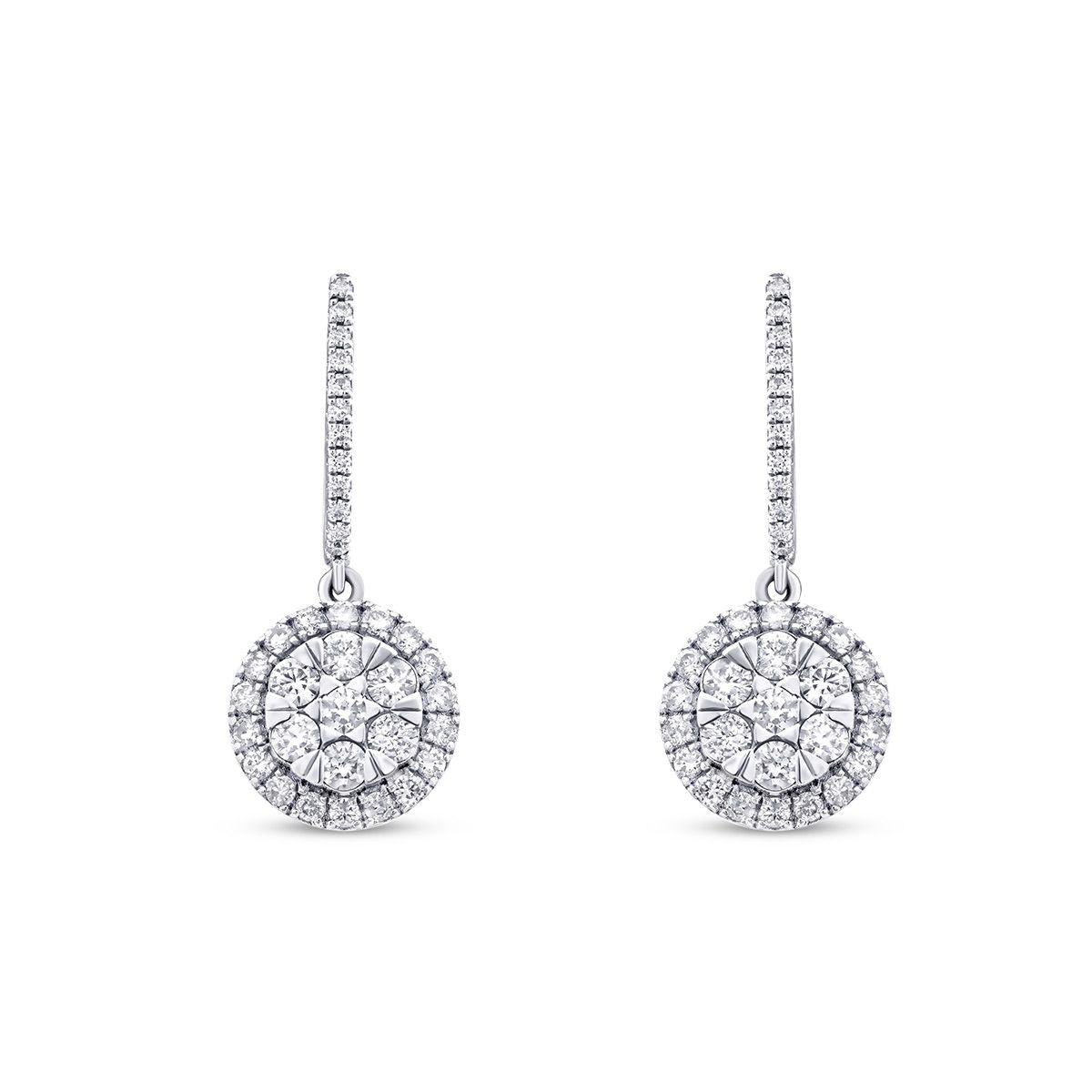 1.31 ct. Diamant Rund Ohrringe