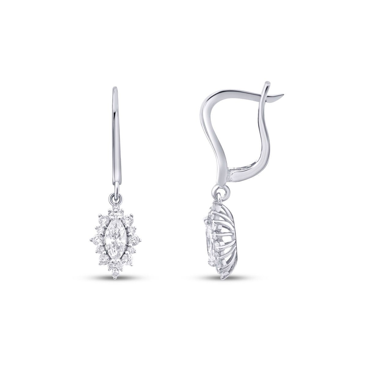 0.88 ct. Diamant Marquise Ohrrringe