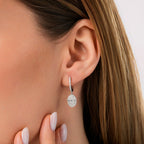0.51 Karat Diamant Baguette Ohrringe