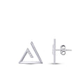 0.09 Karat Diamant Rund Trend Ohrringe