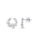 0.66 Karat Diamant Baguette Trend Ohrringe