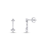 0.12 Karat Diamant Hängende Ohrringe