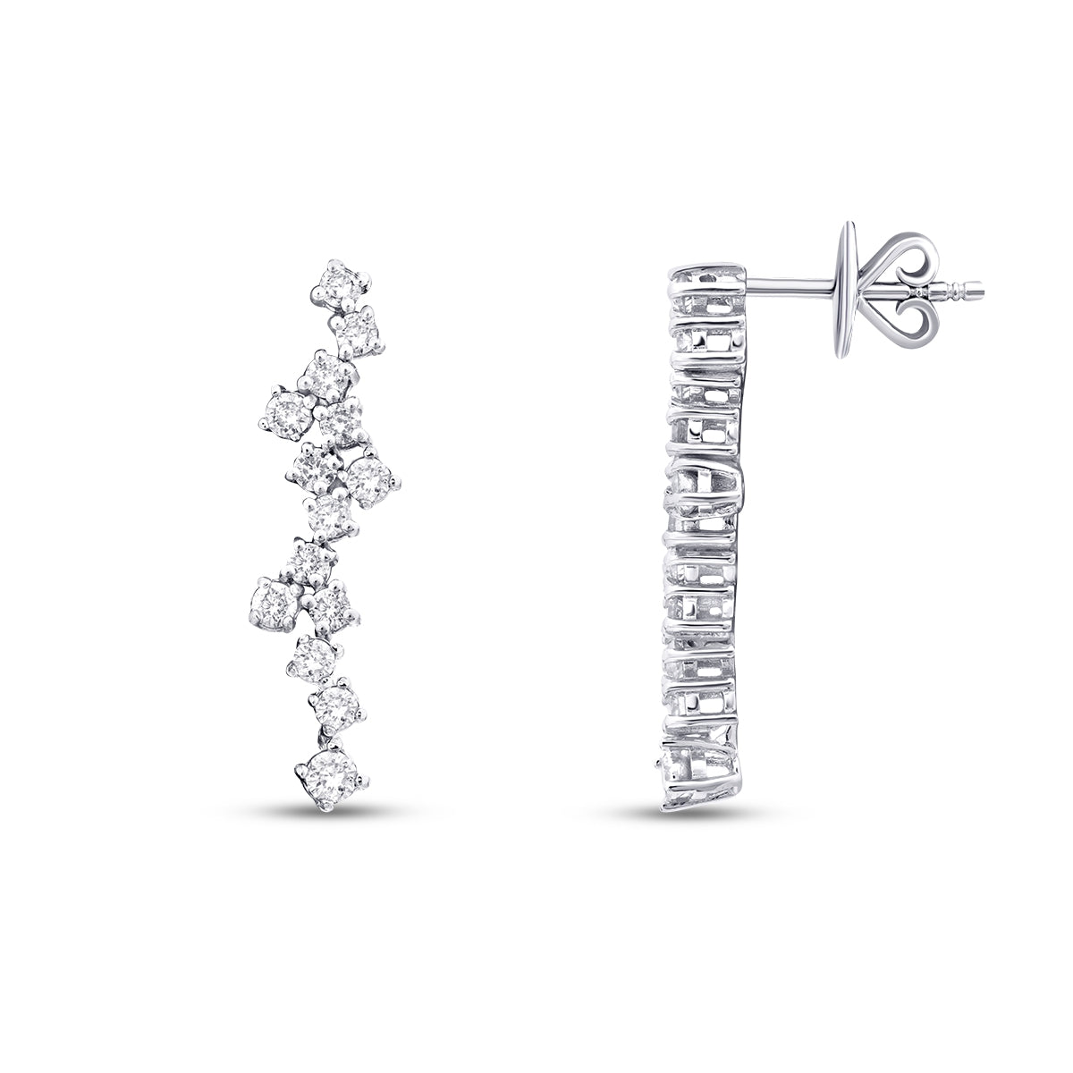 0.62 Karat Diamant Trend Ohrringe