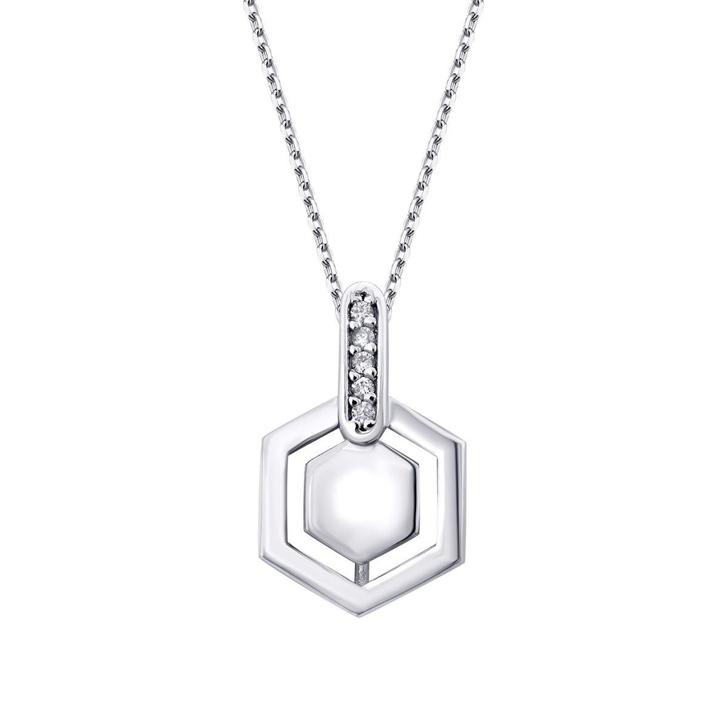 0.05 Karat Diamant Trend Halskette