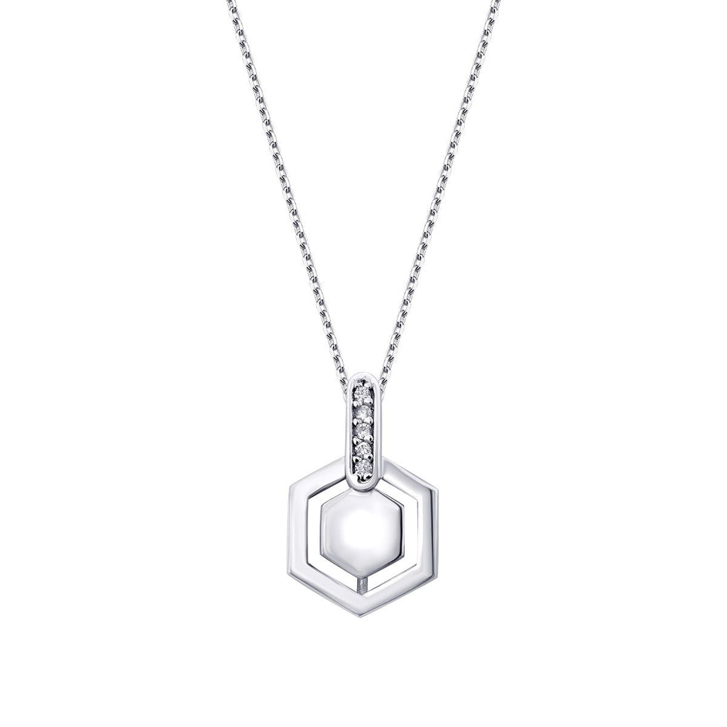 0.05 Karat Diamant Trend Halskette