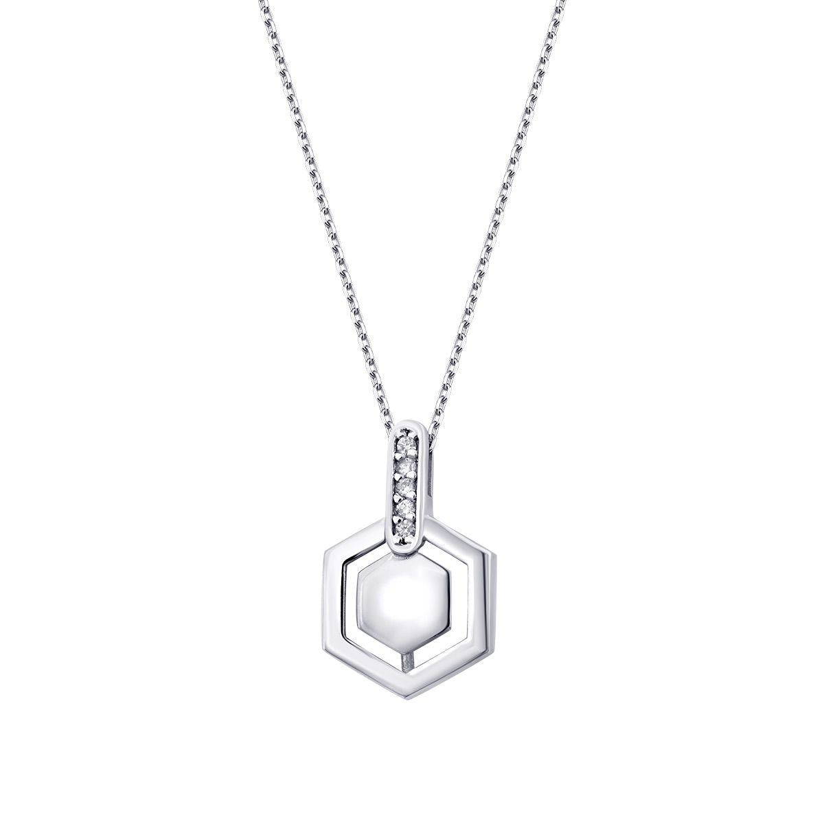 0.05 Karat Diamant Trend Halskette