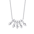 0.10 Karat Diamant Baguette Trend Halskette