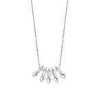 0.10 Karat Diamant Baguette Trend Halskette