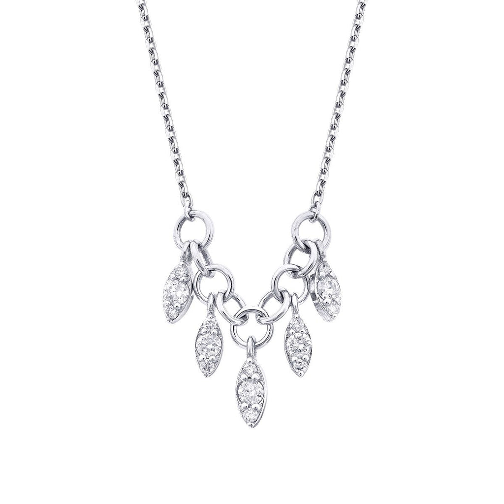 0.15 Karat Diamant Rund Trend Halskette