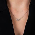 0.15 Karat Diamant Rund Trend Halskette