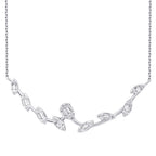 0.31 Karat Diamant Baguette Trend Halskette