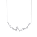 0.31 Karat Diamant Baguette Trend Halskette