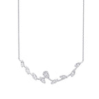 0.31 Karat Diamant Baguette Trend Halskette