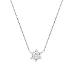 0.29 Karat Diamant Solitär Halskette