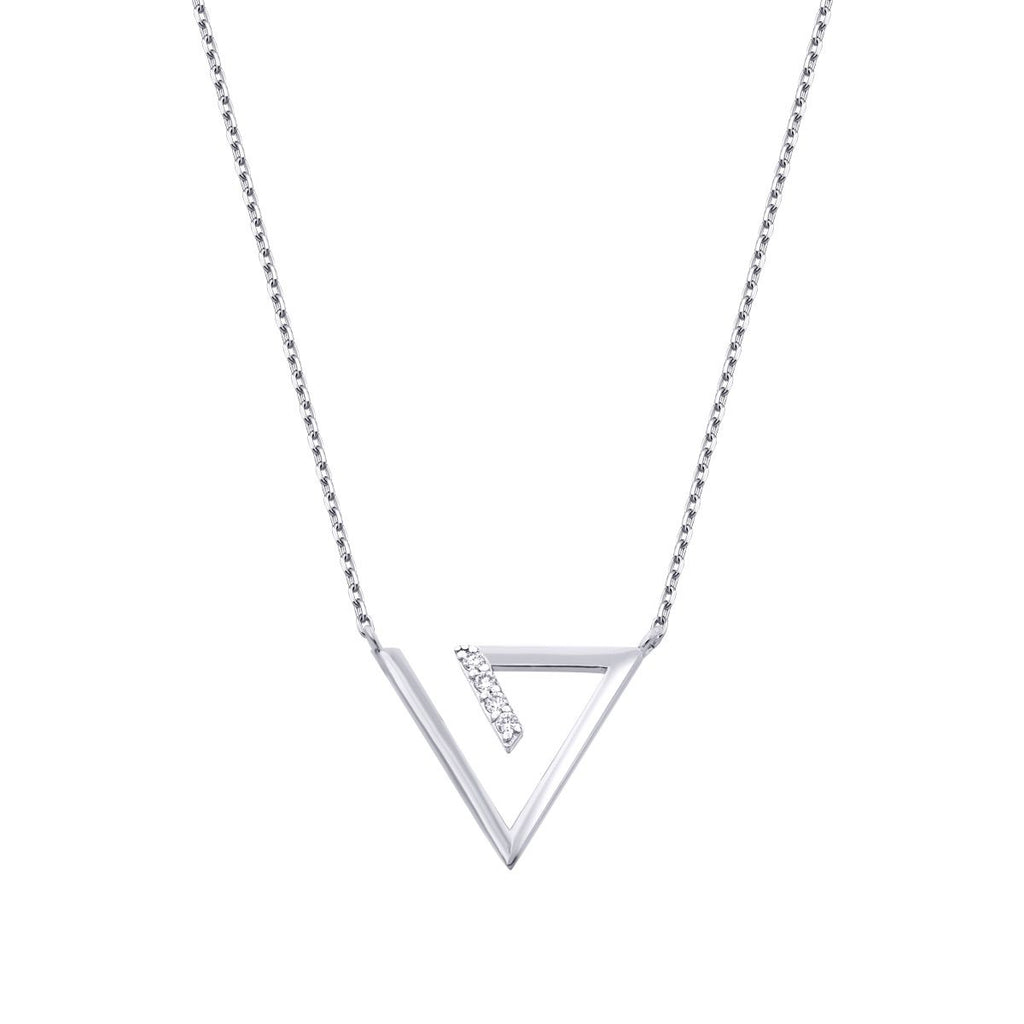 0.05 Karat Diamant Trend Halskette