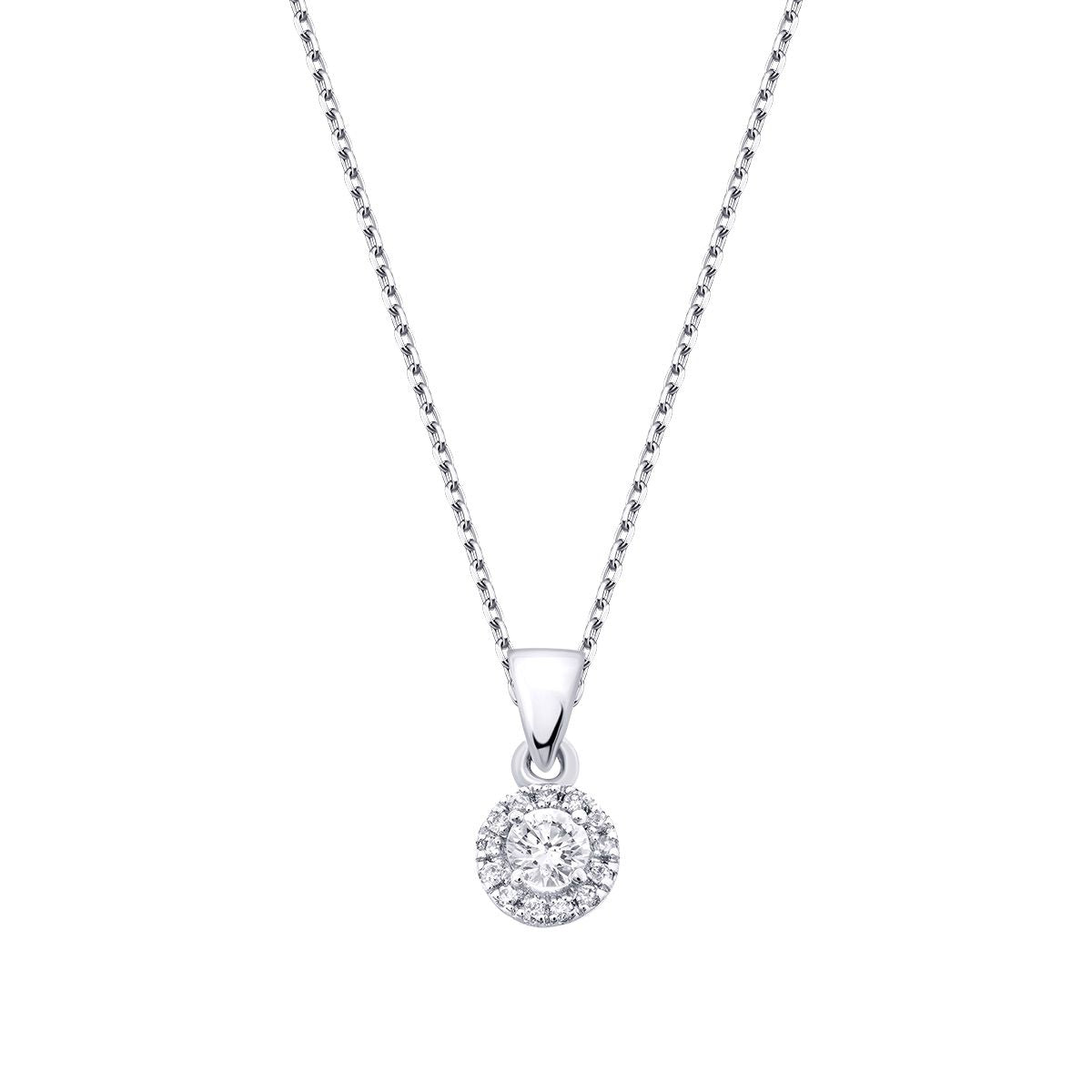 0.13 Karat Diamant Trend Halskette